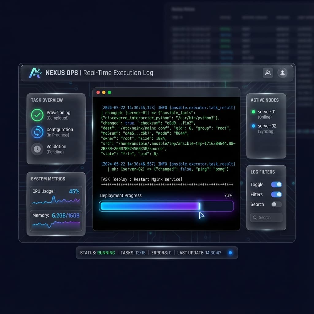 Real-time Execution Logs